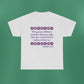 Isaiah 40:8 - Purple Daisy Cotton T-Shirt (Front Only)