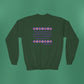Isaiah 40:8 - Purple Daisy Girl's Crewneck Sweatshirt