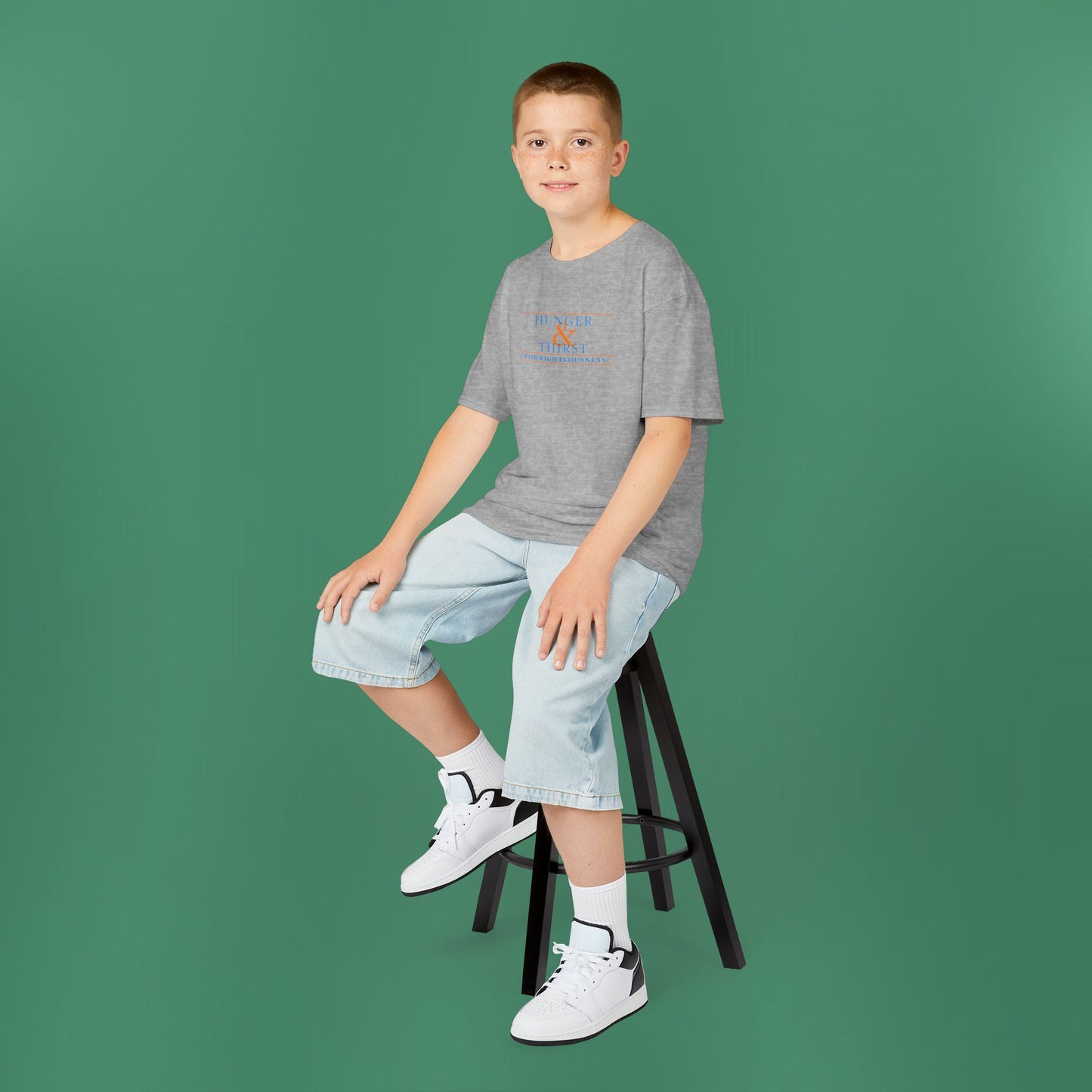 Hunger and Thirst - Blue Children's T-Shirt