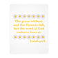 Isaiah 40:8 - Classic Daisy Velveteen Microfiber Blanket