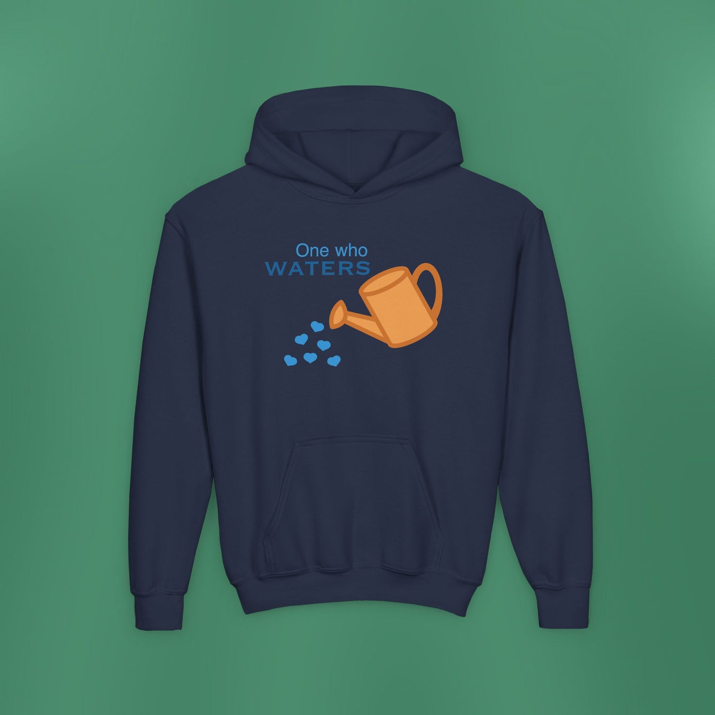 Psalm 11:25 - Blue Girl's Hooded Sweatshirt
