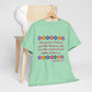 Isaiah 40:8 - Multi Daisy Cotton T-Shirt (Front Only)
