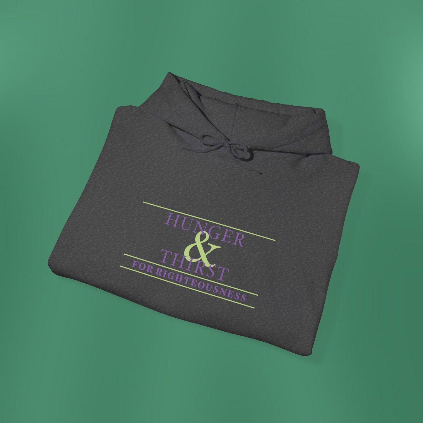 Hunger and Thirst - Purple Women's Hooded Sweatshirt