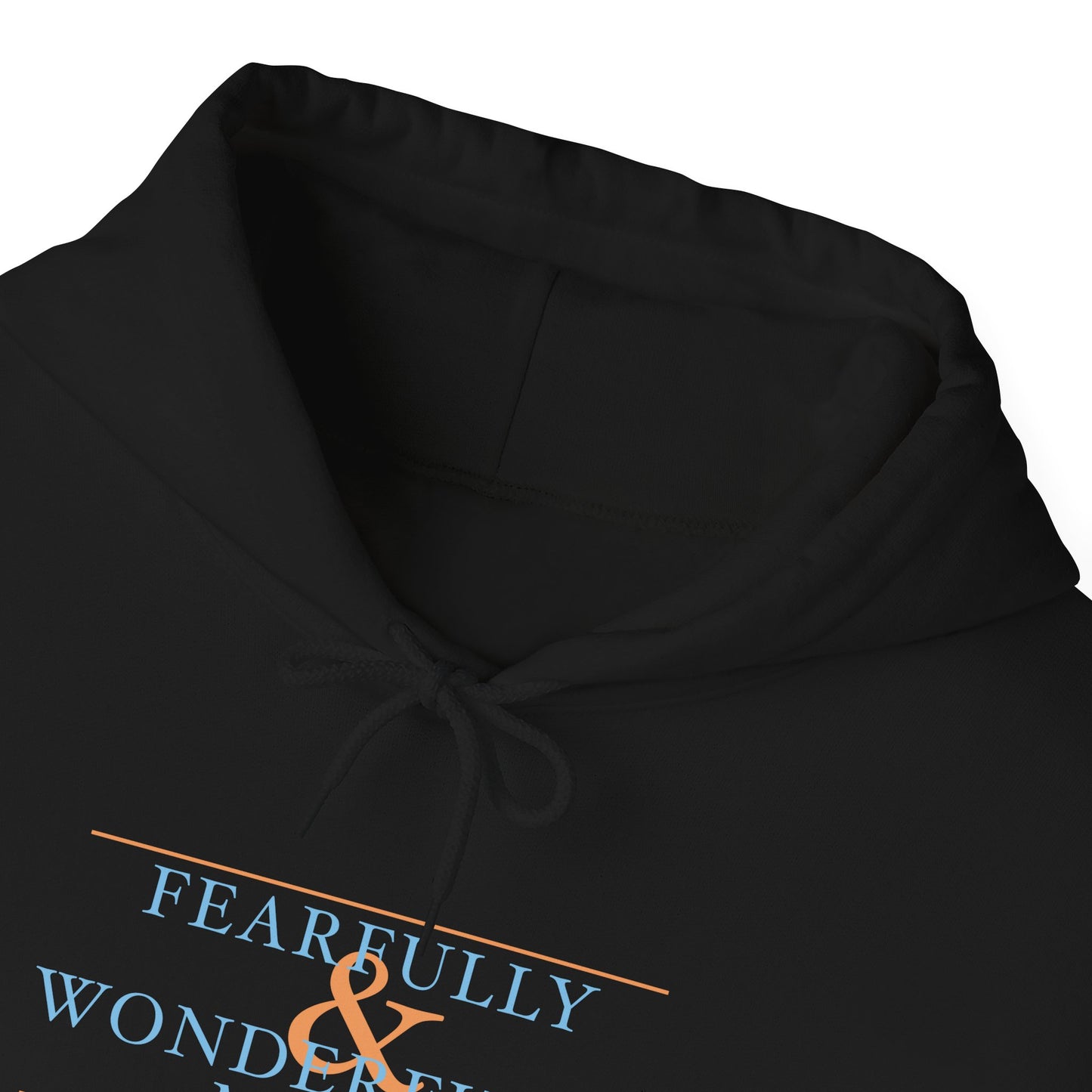 Fearfully and Wonderfully Made - Blue Hooded Sweatshirt