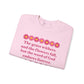 Isaiah 40:8 - Pink Daisy Women's Crewneck Sweatshirt