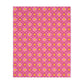 Isaiah 40:8 - Pink Daisy Velveteen Microfiber Blanket