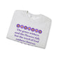 Isaiah 40:8 - Purple Daisy Women's Crewneck Sweatshirt