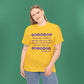 Isaiah 40:8 - Purple Daisy Cotton T-Shirt (Front Only)