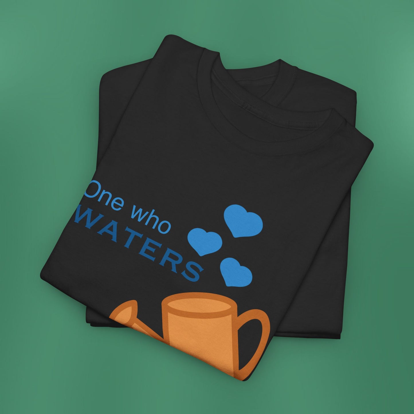 Psalm 11:25 - Blue Cotton T-Shirt (Front Only)