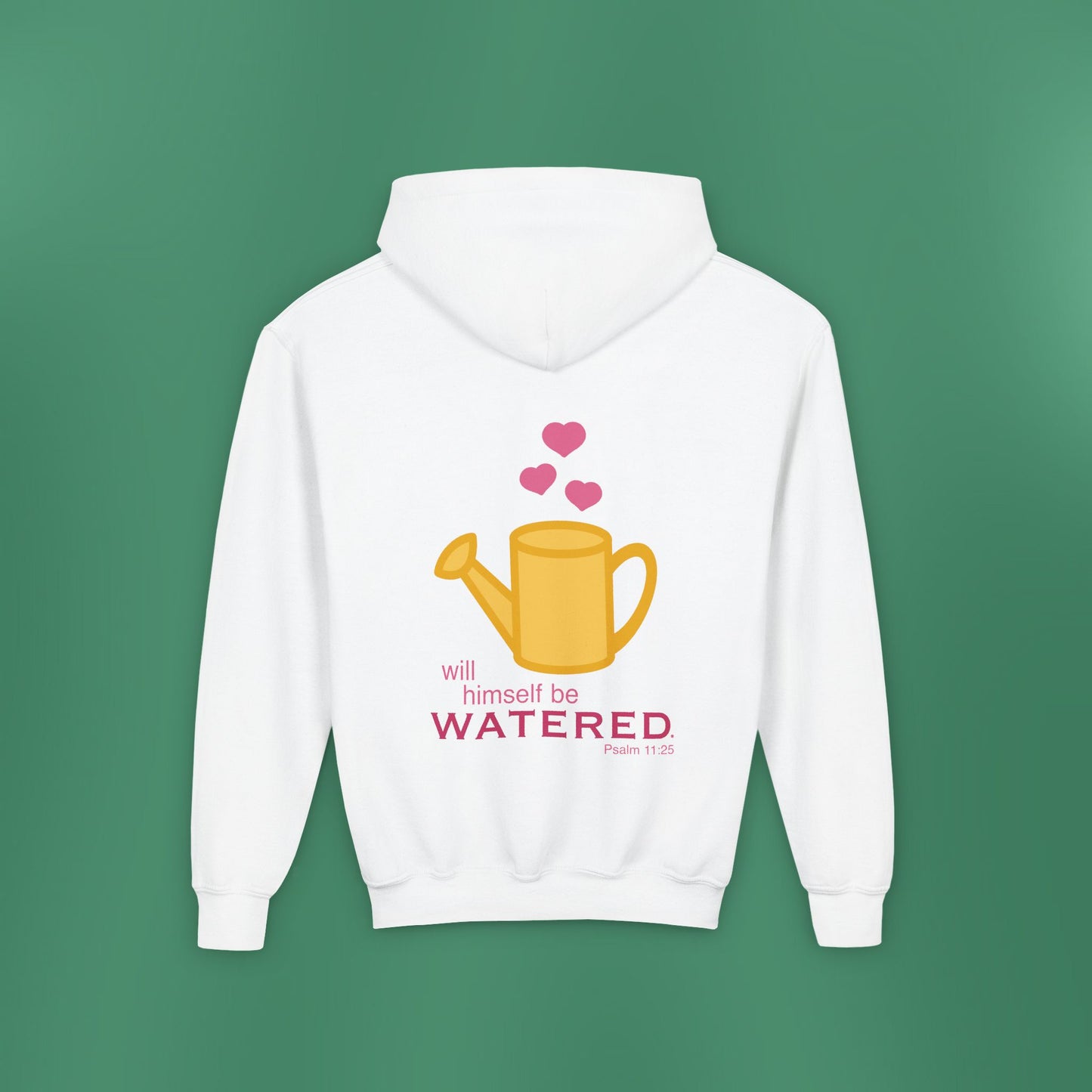 Psalm 11:25 - Pink Girl's Hooded Sweatshirt