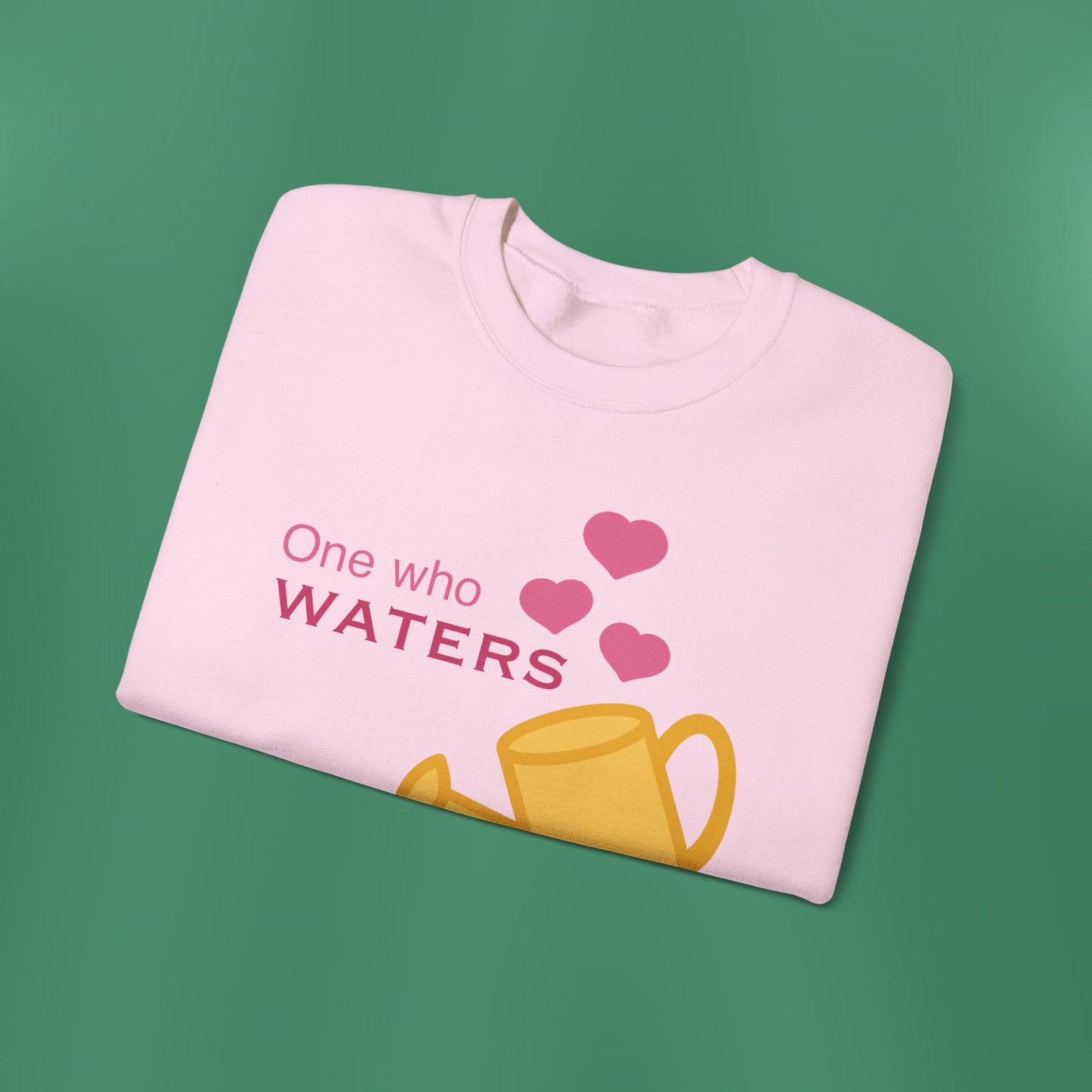 Psalm 11:25 - Pink Crewneck Sweatshirt (Front Only)