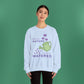 Psalm 11:25 - Purple Crewneck Sweatshirt (Front Only)