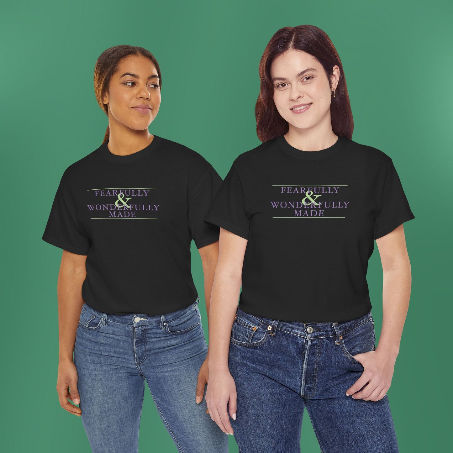 Fearfully and Wonderfully Made - Purple Women's T-Shirt