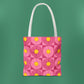 Isaiah 40:8 - Pink Daisy Tote Bag