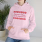 Isaiah 40:8 - Pink Daisy Hooded Sweatshirt