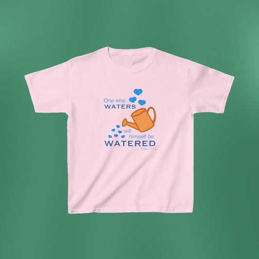 Psalm 11:25 - Blue Girl's T-Shirt (Front Only)