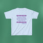 Isaiah 40:8 - Purple Daisy Girl's T-Shirt (Front Only)