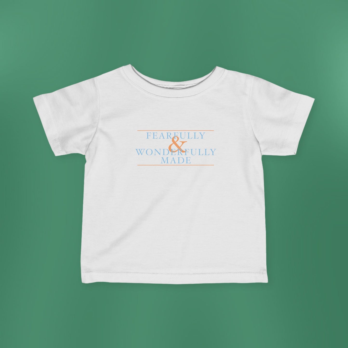 Fearfully and Wonderfully Made - Blue Baby T-Shirt