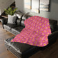 Isaiah 40:8 - Pink Daisy Velveteen Microfiber Blanket
