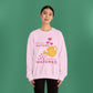 Psalm 11:25 - Pink Crewneck Sweatshirt (Front Only)