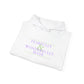 Fearfully and Wonderfully Made - Purple Women's Hooded Sweatshirt