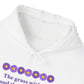Isaiah 40:8 - Purple Daisy Hooded Sweatshirt