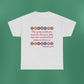 Isaiah 40:8 - Multi Daisy Cotton T-Shirt (Front Only)