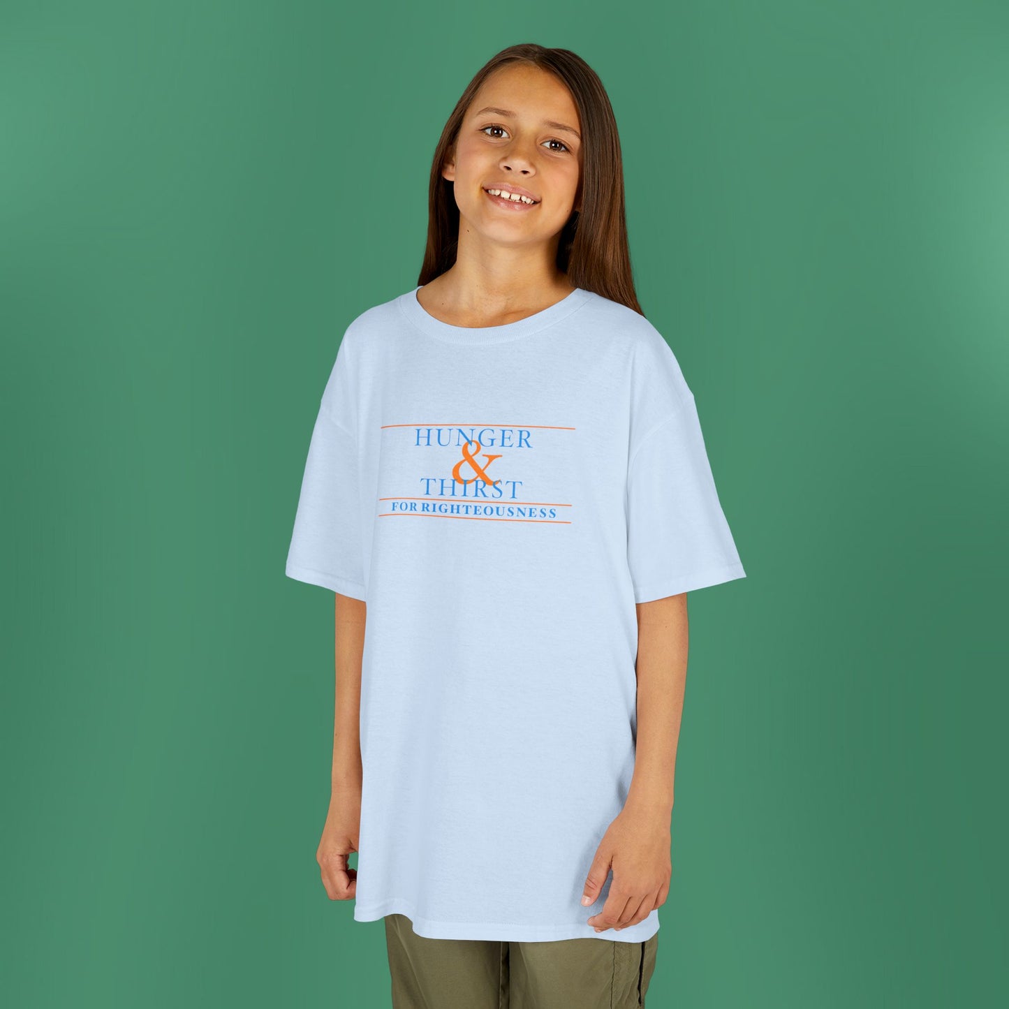 Hunger and Thirst - Blue Children's T-Shirt