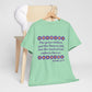 Isaiah 40:8 - Purple Daisy Cotton T-Shirt (Front Only)