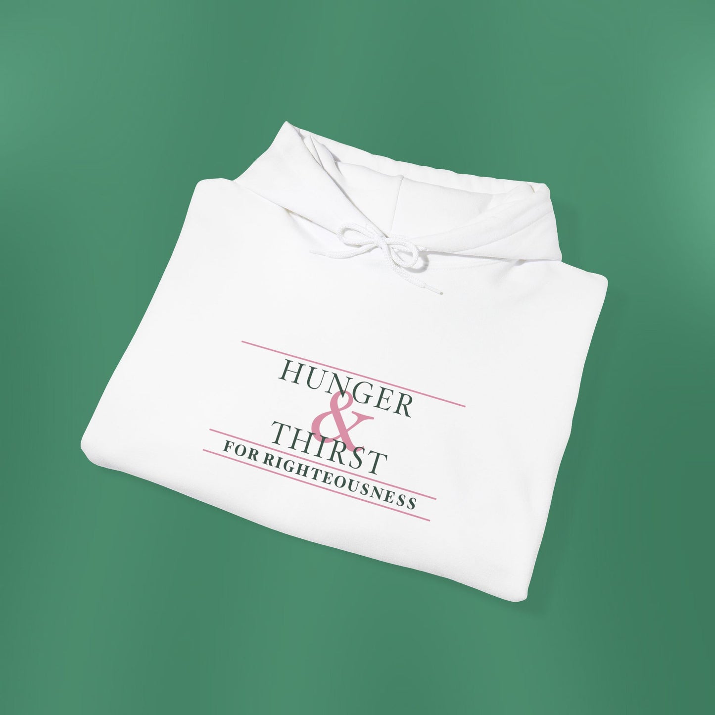 Hunger and Thirst - Green Women's Hooded Sweatshirt