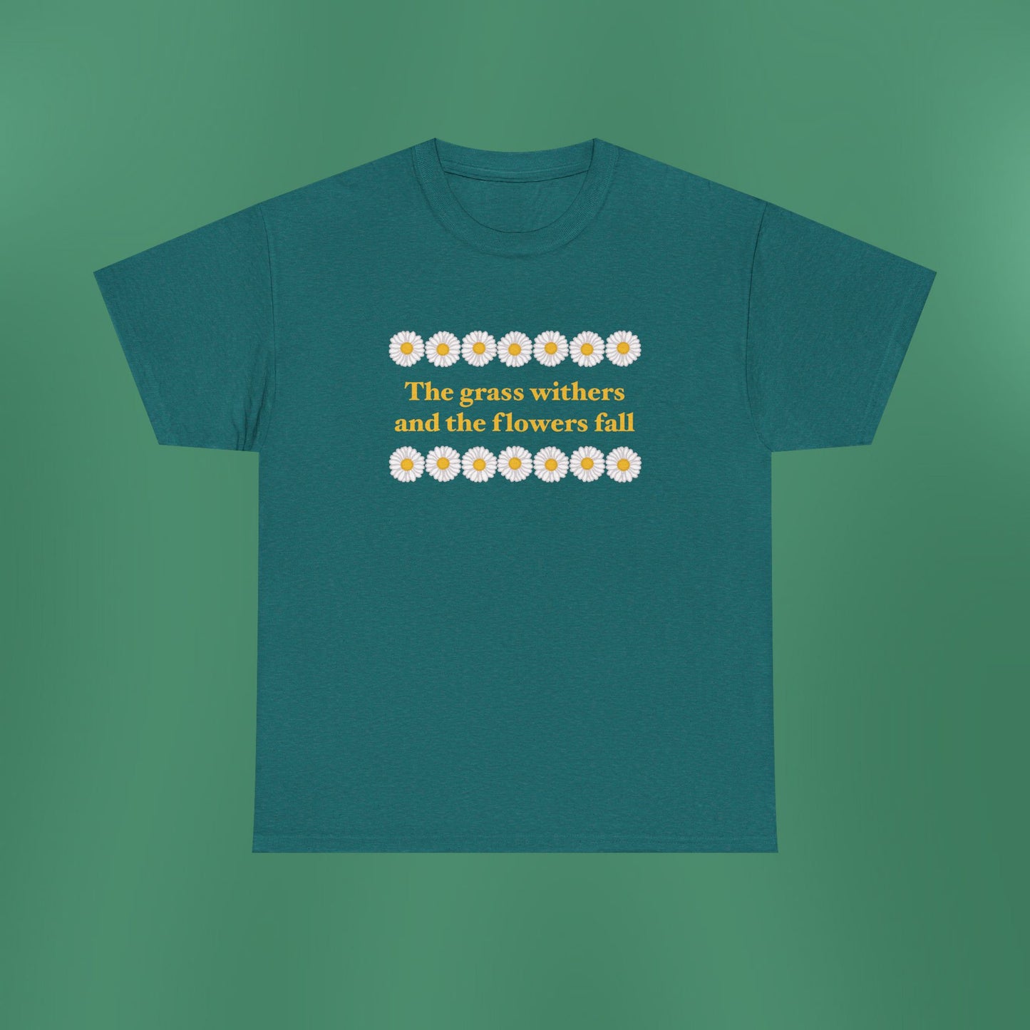 Isaiah 40:8 - Classic Daisy Cotton T-Shirt