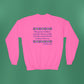 Isaiah 40:8 - Purple Daisy Girl's Crewneck Sweatshirt