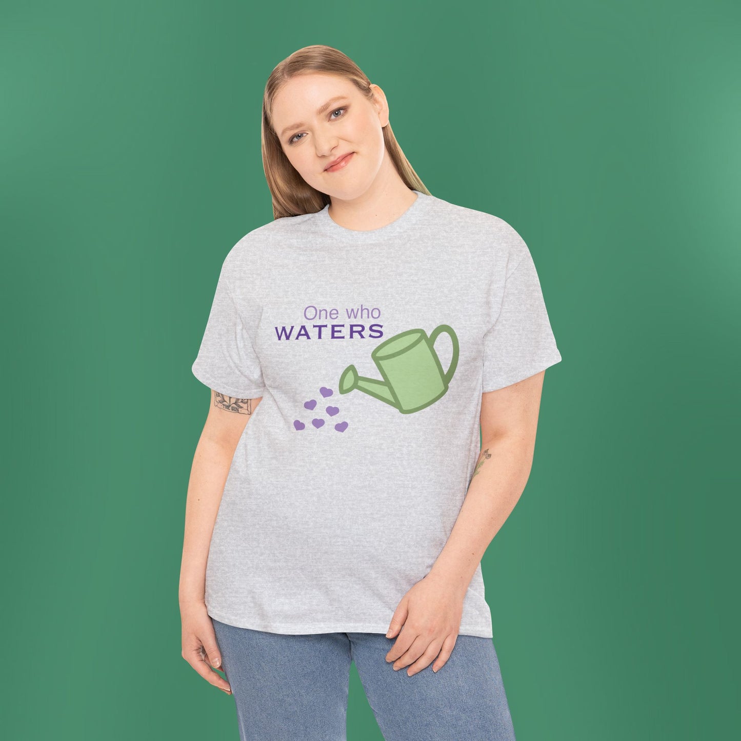 Psalm 11:25 - Purple Cotton T-Shirt