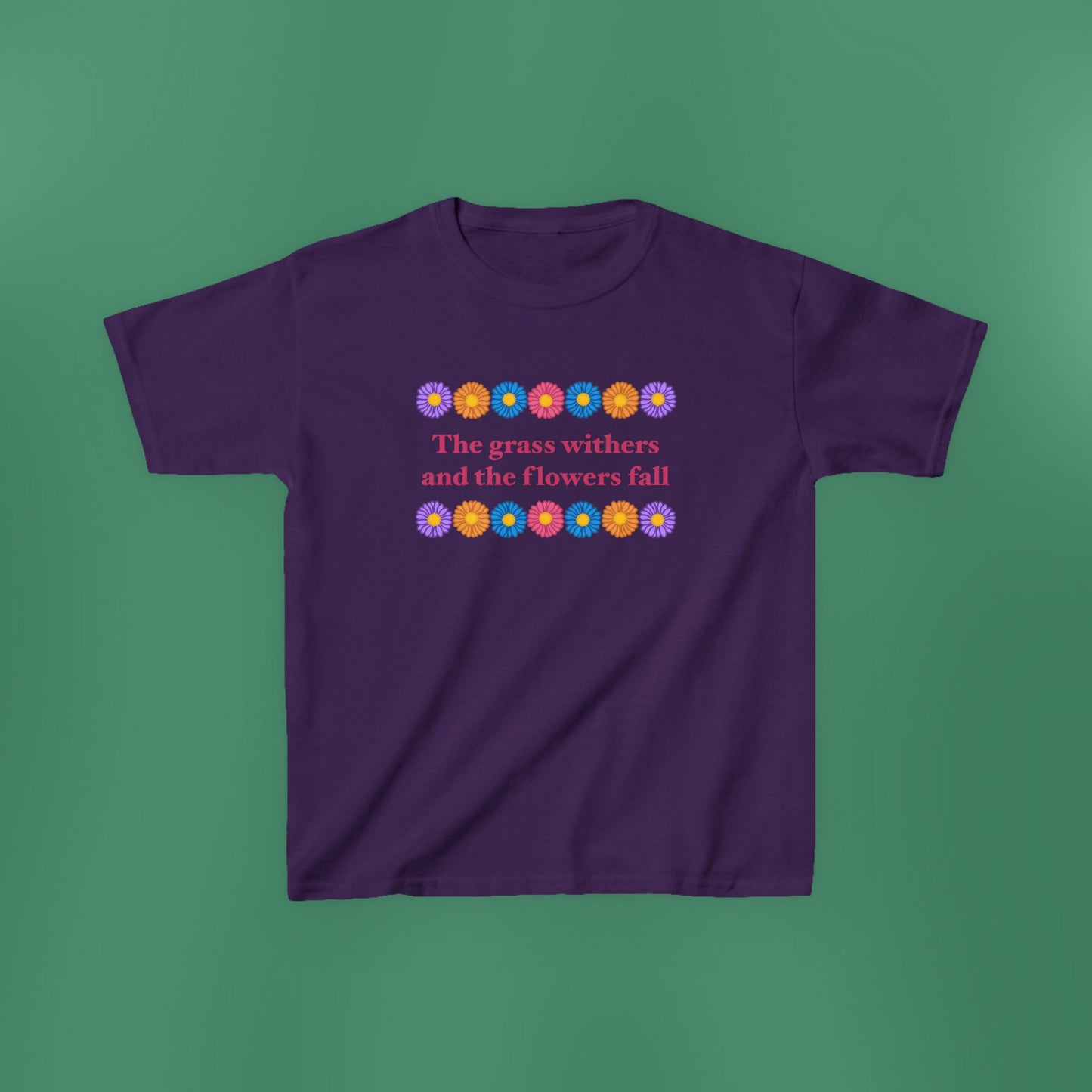 Isaiah 40:8 - Multi Daisy Girl's T-Shirt