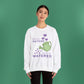 Psalm 11:25 - Purple Crewneck Sweatshirt (Front Only)