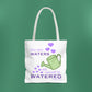 Psalm 11:25 - Purple Tote Bag