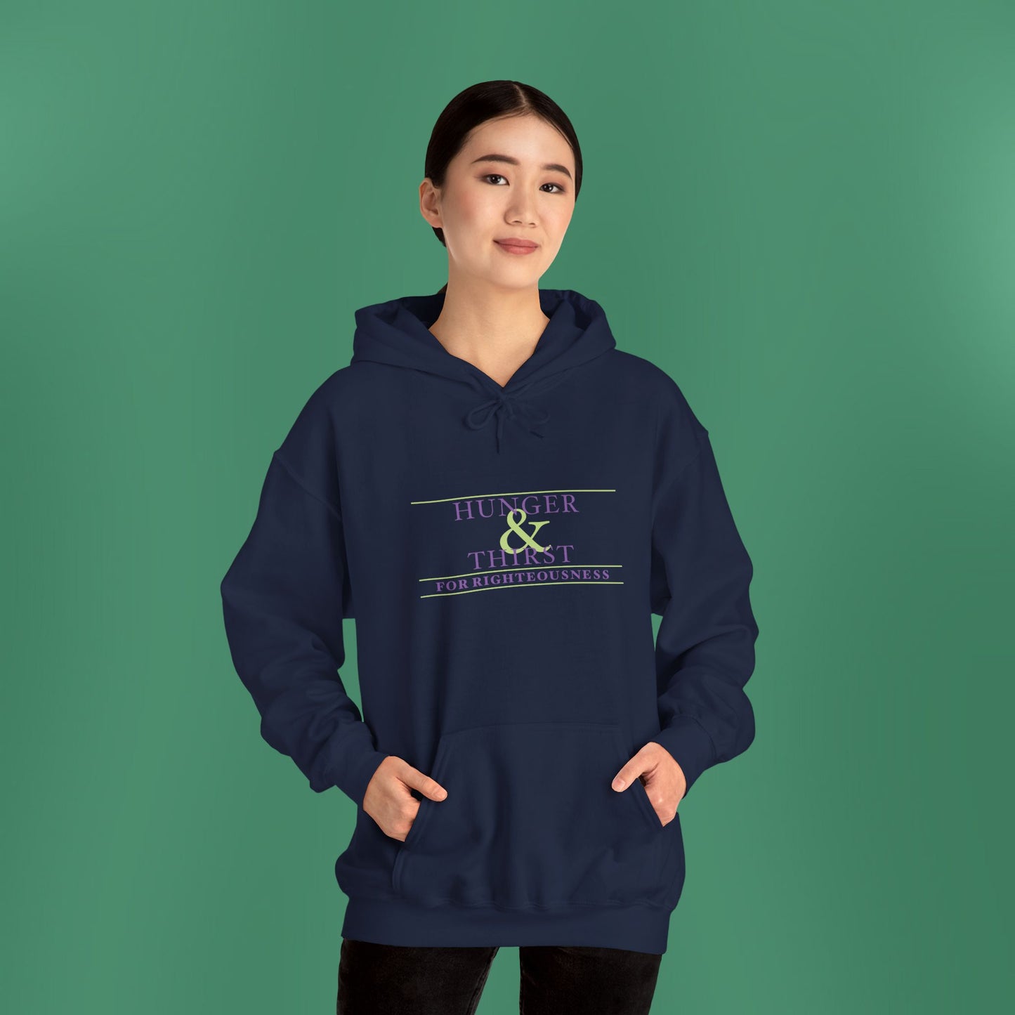 Hunger and Thirst - Purple Women's Hooded Sweatshirt