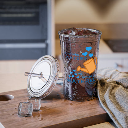 Psalm 11:25 - Blue 16 oz. Cup