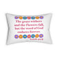 Isaiah 40:8 - Multi Daisy Throw Pillow