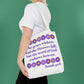 Isaiah 40:8 - Purple Daisy Tote Bag