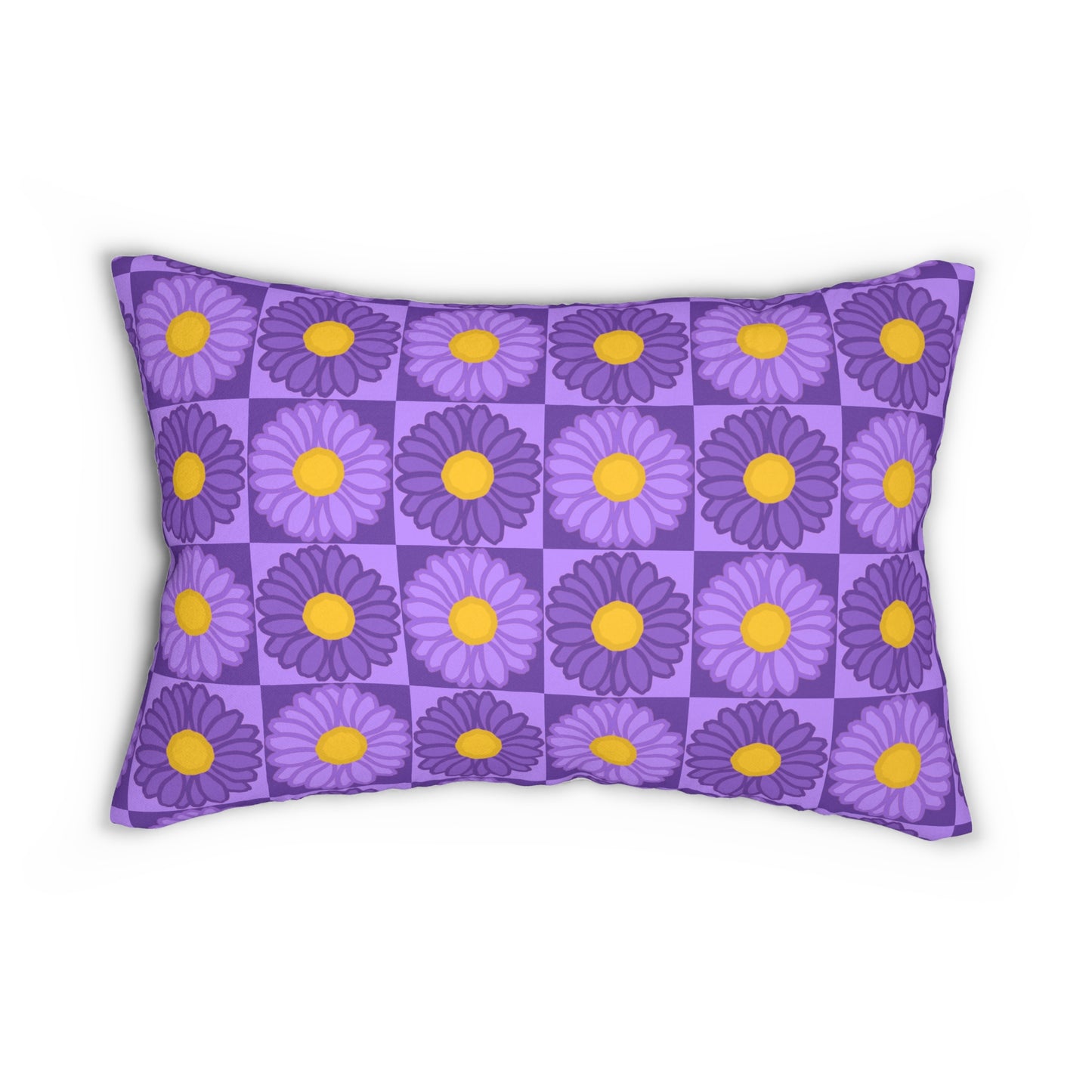 Isaiah 40:8 - Purple Daisy Throw Pillow